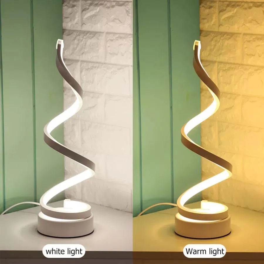 Veioza LED Genom, 24W, studené/teplé/neutrální světlo, plast a kov, bílá Veioze & Lampadare Výchozí název Alessandro Design