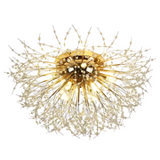 Křišťálový lustr RONDO Vivace, 8x G9, průměr 60 cm, lesklé zlaté Křišťálové lustry Výchozí název Alessandro Design