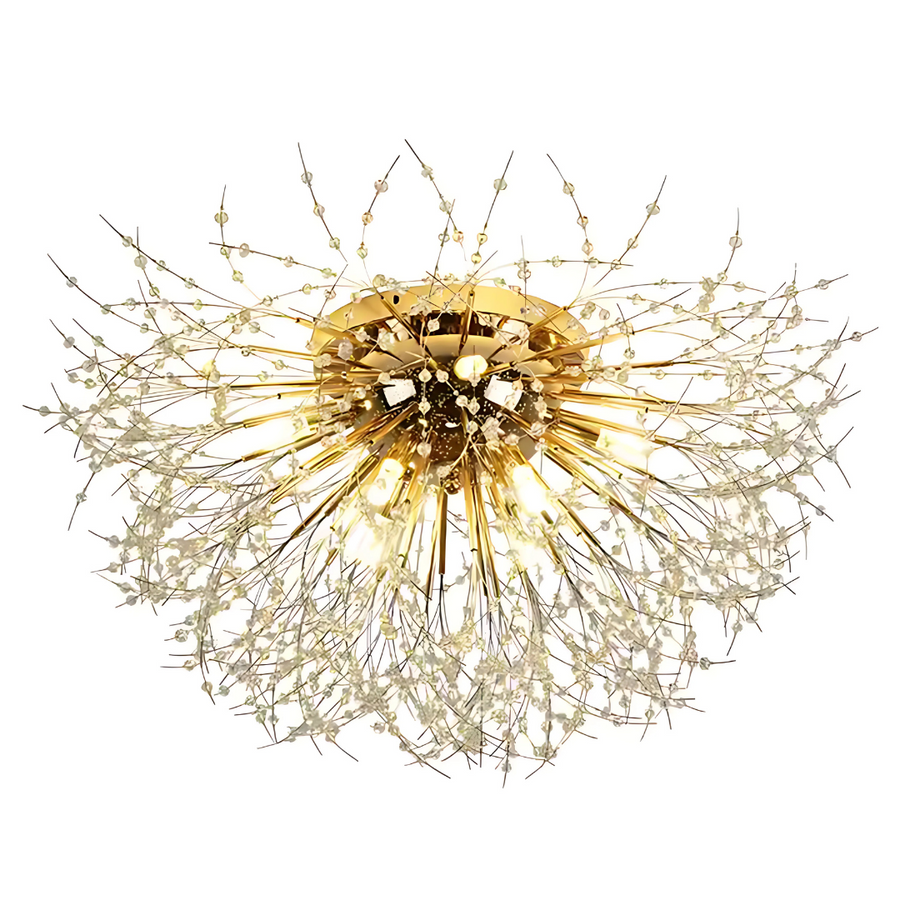 Křišťálový lustr RONDO Vivace, 8x G9, průměr 60 cm, lesklé zlaté Křišťálové lustry Výchozí název Alessandro Design