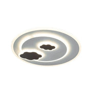LED lustr NOOR 22W, studené/teplé/neutrální světlo, bílé LED lustry Výchozí název Alessandro Design