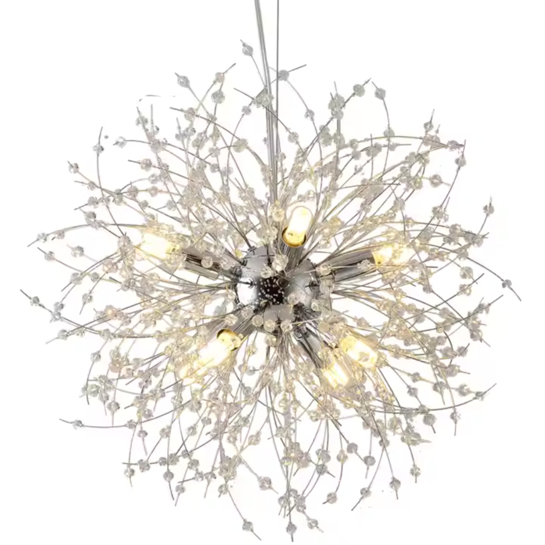 Schönbrunn křišťálový lustr, 12x G9, průměr 60 cm, lesklý chrom, nastavitelná výška Moderní lustry Výchozí název Alessandro Design